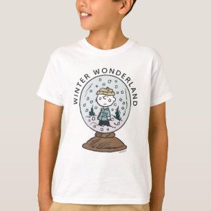 Erdnüsse Charlie Brown Snow Globe T-Shirt