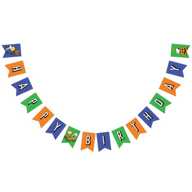 Erdnüsse | Charlie Brown und Gang Birthday Bunting Wimpelkette (Alle)