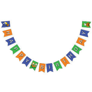 Erdnüsse   Charlie Brown und Gang Birthday Bunting Wimpelkette