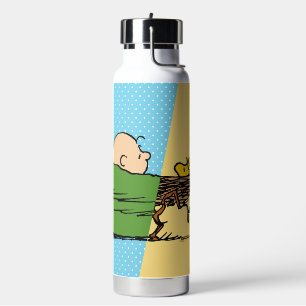 Erdnüsse   Charlie Brown & Woodstock Half & Half Trinkflasche