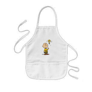 Erdnüsse Charlie Browns Idee einer Glühbirne Kinderschürze