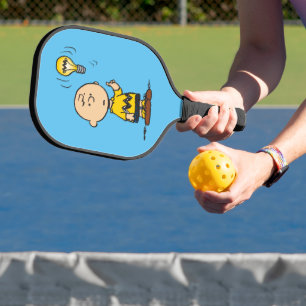 Erdnüsse   Charlie Browns Idee einer Glühbirne Pickleball Schläger
