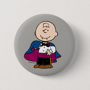 Erdnüsse   Count Charlie Brown Button