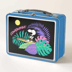 Erdnüsse   Cowabunga Snoopy Metall Brotdose