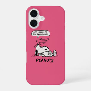 Erdnüsse Das Leben ist voll von Rude Awakenings iPhone 16 Hülle