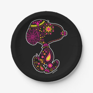 Erdnüsse   Dekorierter Tag des Hundes Pappteller