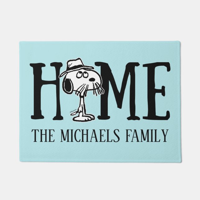 Erdnüsse | Der Brüderpike von Snoopy Fußmatte (Vorderseite)