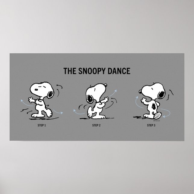Erdnüsse | Der Snoopy-Tanz Poster (Vorne)