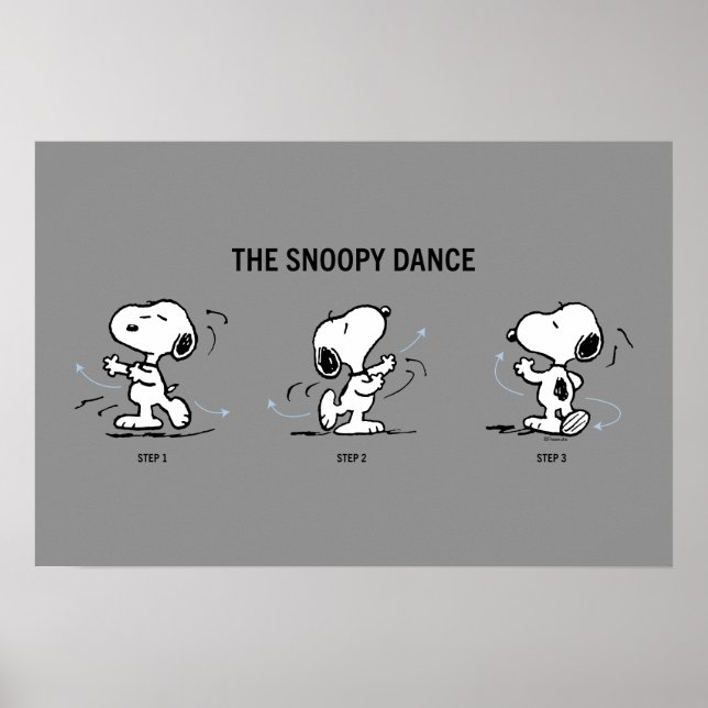 Erdnüsse | Der Snoopy-Tanz Poster (Vorne)