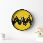 Erdnüsse | Die Gang auf dem Zig Zag Uhr<br><div class="desc">Karo dieses lustige Peanuts-Design mit der Peanuts Gang heraus.</div>