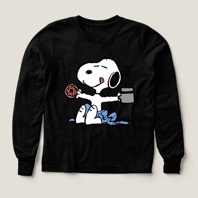 Erdnüsse Donut Kaffeesnoopie (Design Vorderseite)