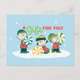 Erdnüsse   Ein Geschenk für Sie Feiertagspostkarte