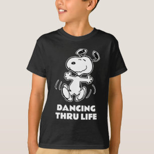 Erdnüsse Ein glücklicher Snoopy-Tanz T-Shirt