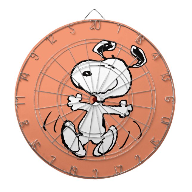 Erdnüsse | Ein Snoopy Happy Dance Dartscheibe (vorne)