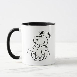 Erdnüsse   Ein Snoopy Happy Dance Tasse