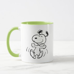 Erdnüsse Ein Snoopy Happy Dance Tasse