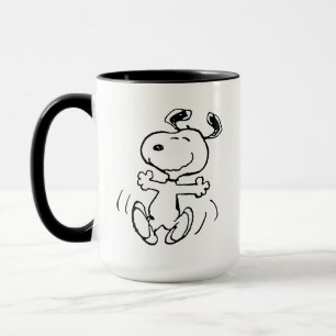 Erdnüsse Ein Snoopy Happy Dance Tasse