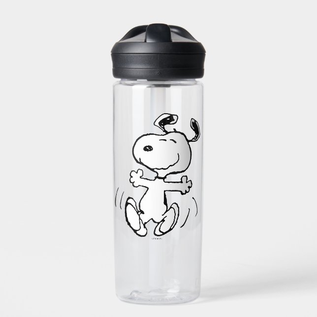 Erdnüsse | Ein Snoopy Happy Dance Trinkflasche (Vorderseite)