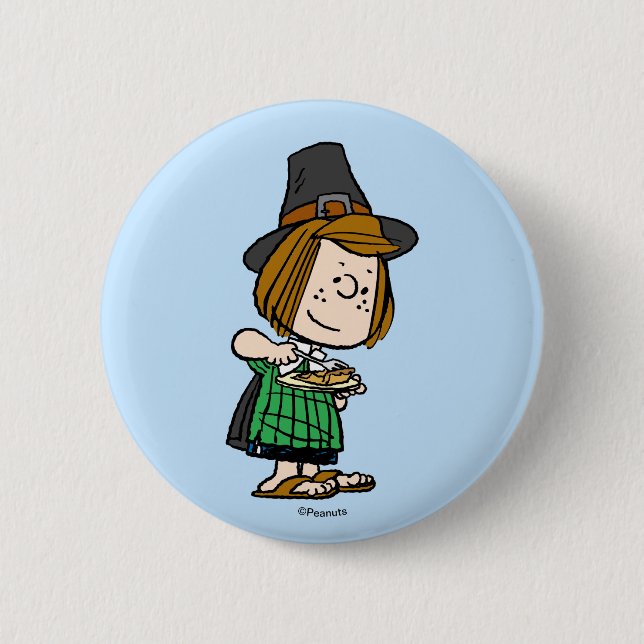Erdnüsse | Erntedank Peppermint Patty Button (Vorderseite)