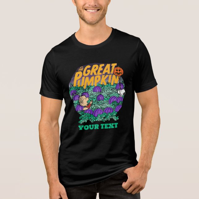 Erdnüsse | Es ist der große Kürbis Tri-Blend Shirt (Vorderseite)