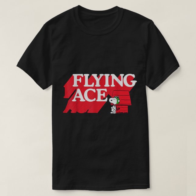 Erdnüsse fliegen Ace T-Shirt (Design vorne)