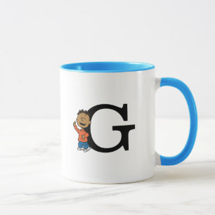 Erdnüsse   Franklin Monogram G Tasse