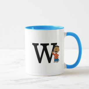 Erdnüsse Franklin Monogram W Tasse