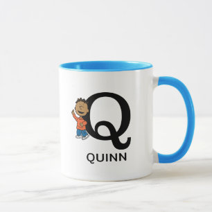 Erdnüsse   Franklin Name & Monogram Q Tasse