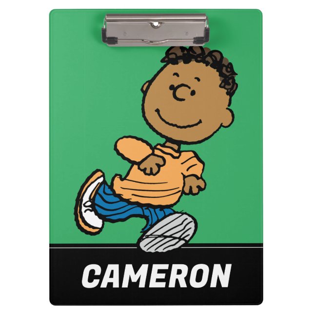 Erdnüsse | Franklin Running Klemmbrett (Vorderseite)