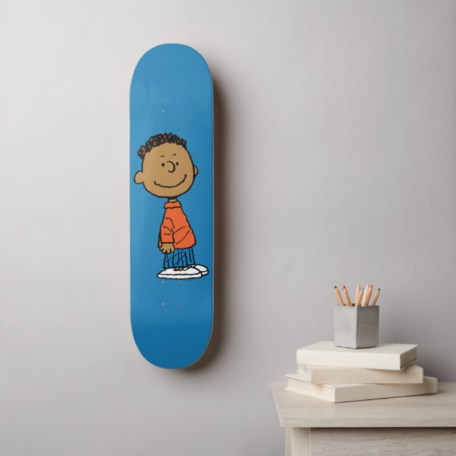 Erdnüsse | Franklin Smile Skateboard (Wandkunst)