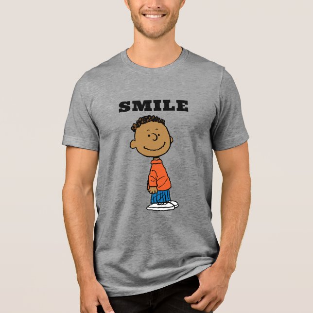 Erdnüsse | Franklin Smile Tri-Blend Shirt (Vorderseite)
