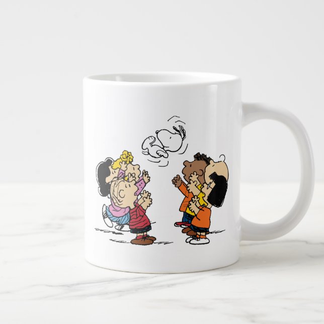 Erdnüsse | Freunde Spaß Jumbo-Tasse (Rechts)