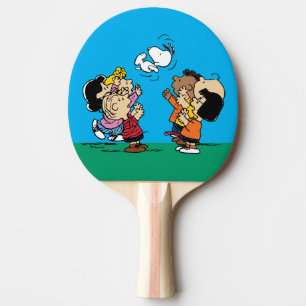 Erdnüsse Freunde Spaß Tischtennis Schläger