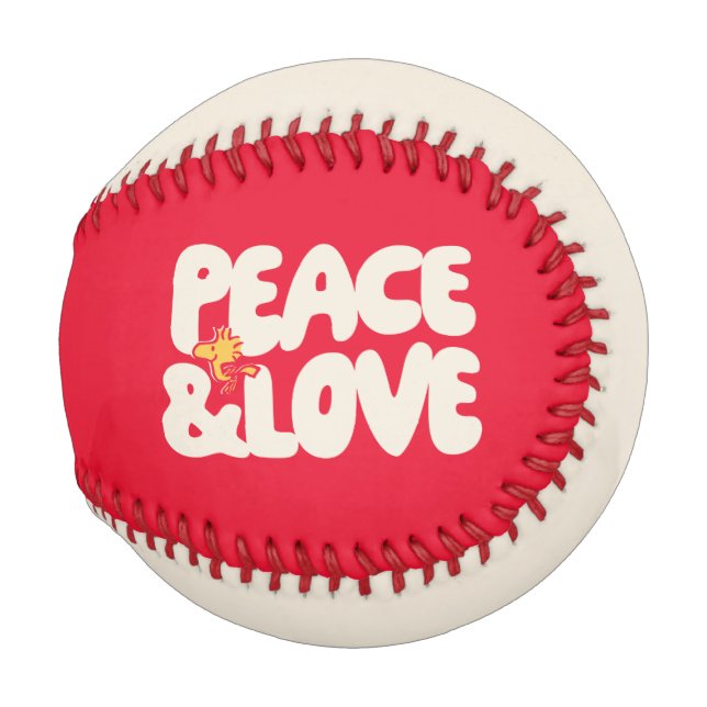 Erdnüsse | Frieden und Liebe Woodstock Baseball (Vorne Rechts)