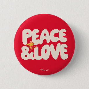 Erdnüsse   Frieden und Liebe Woodstock Button