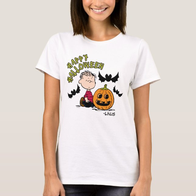 Erdnüsse | Frohe Halloween Linus T-Shirt (Vorderseite)