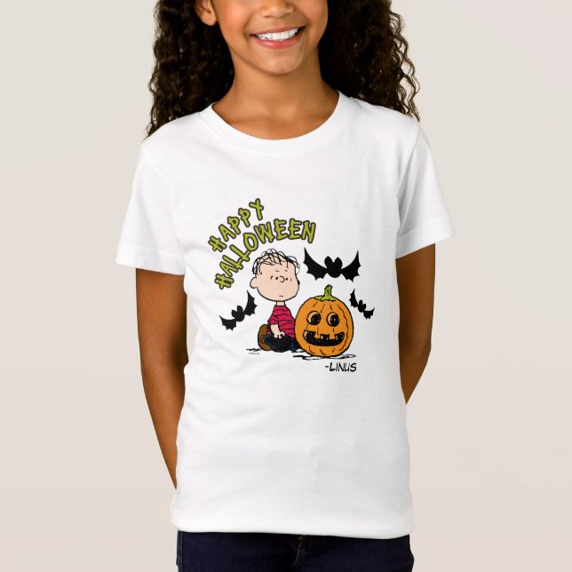 Erdnüsse | Frohe Halloween Linus T-Shirt (Vorderseite)