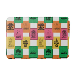 Erdnüsse   Fun Colorblock Muster Badematte