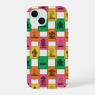 Erdnüsse Fun Colorblock Muster iPhone 15 Hülle