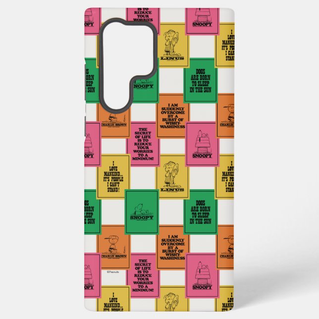 Erdnüsse | Fun Colorblock Muster Samsung Galaxy Hülle (Rückseite)