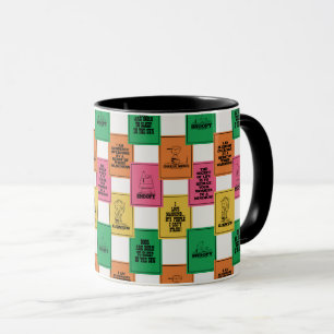 Erdnüsse   Fun Colorblock Muster Tasse