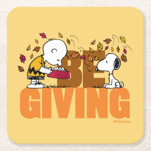 Erdnüsse Geben Rechteckiger Pappuntersetzer