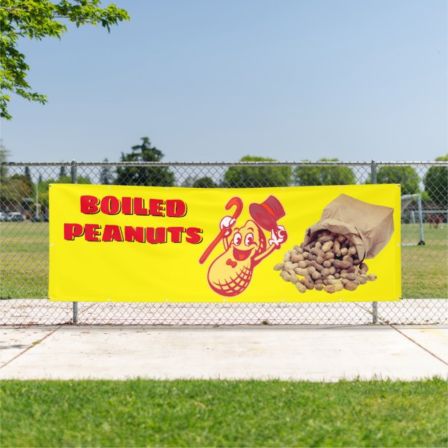 Erdnüsse, gekocht, zum Verkauf bestimmt Banner (InSitu)