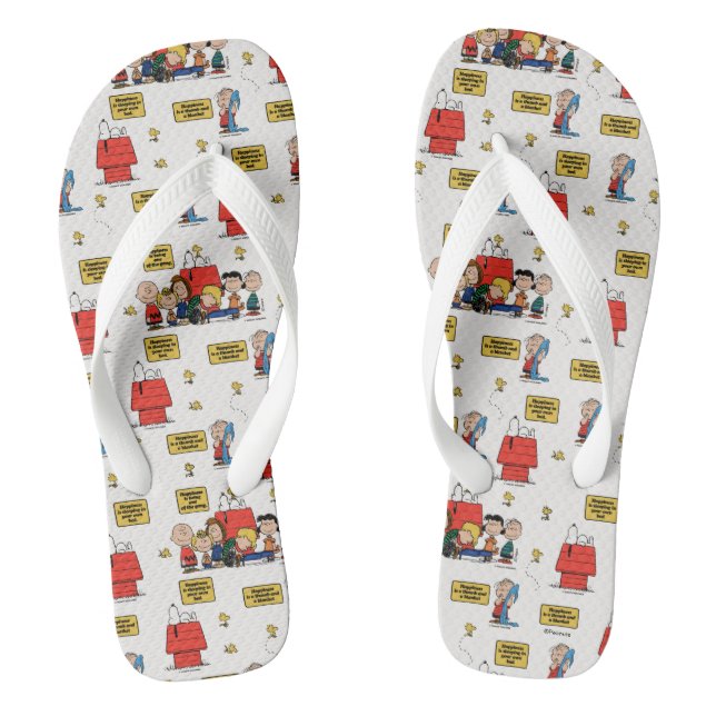 Erdnüsse | Glück ist... Flip Flops (Fußbett)