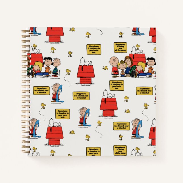 Erdnüsse | Glück ist... Notizbuch (Vorderseite)