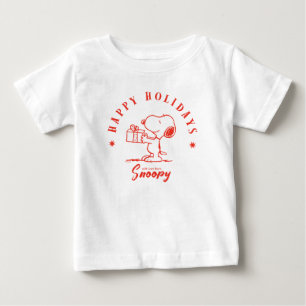 Erdnüsse Glückliche Feiertage aus Snoopy Baby T-shirt