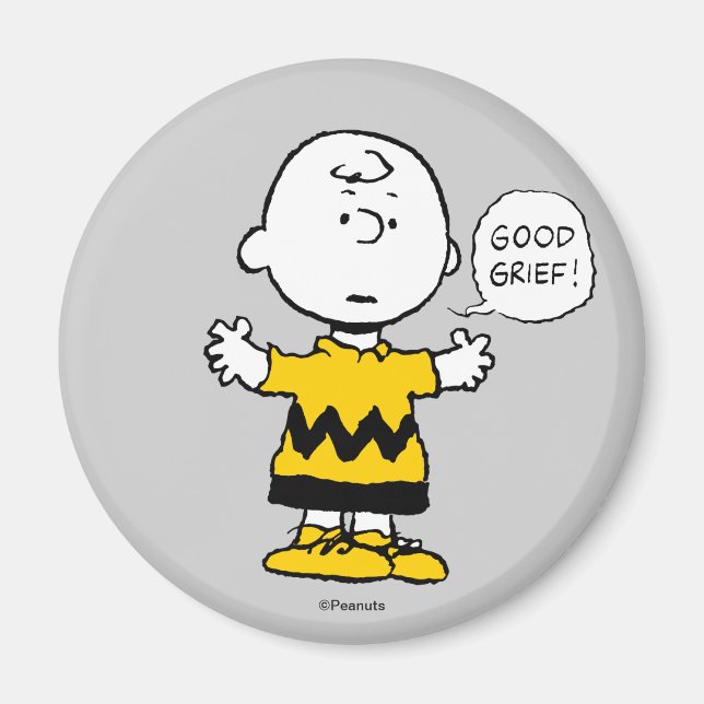 Erdnüsse | Good GTrauer Charlie Brown Magnet (Vorne)