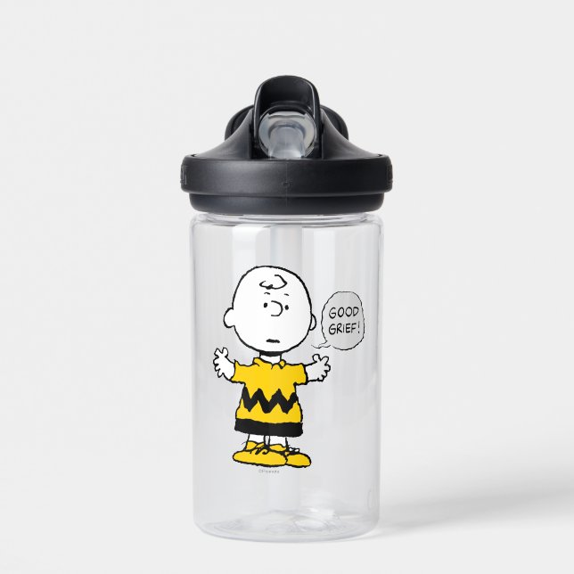 Erdnüsse | Good GTrauer Charlie Brown Trinkflasche (Vorne)