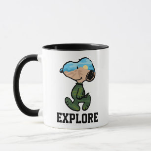 Erdnüsse Große Snoopie im Freien Tasse