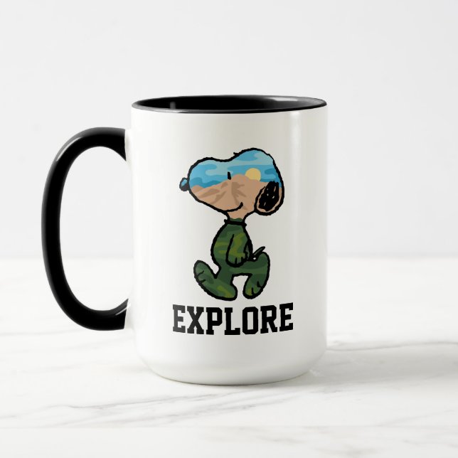 Erdnüsse | Große Snoopie im Freien Tasse (Links)